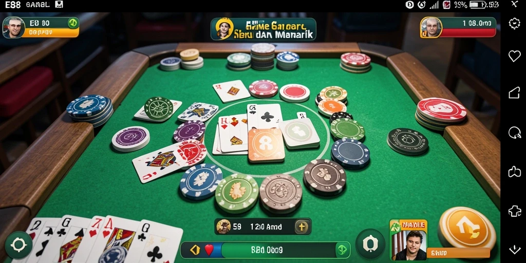 Tampilan gameplay E88 yang menarik dalam permainan Gaple.