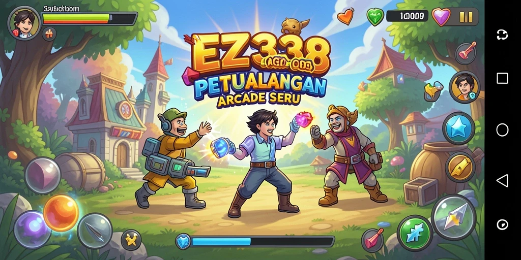 Tampilan gameplay EZ338 yang seru dan penuh aksi.