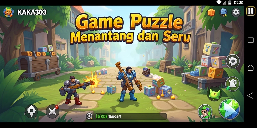 Tampilan gameplay KAKA303 yang seru dan menantang.