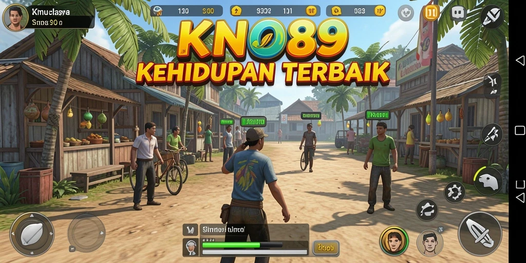 Tangkapan layar KNO89 menampilkan gameplay simulasi yang menarik.
