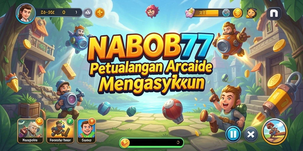Tampilan gameplay menakjubkan dalam NABOB77 yang penuh warna.