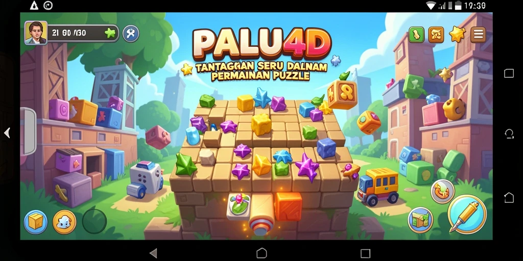 Screenshot PALU4D menampilkan tampilan gameplay Puzzle yang menantang.