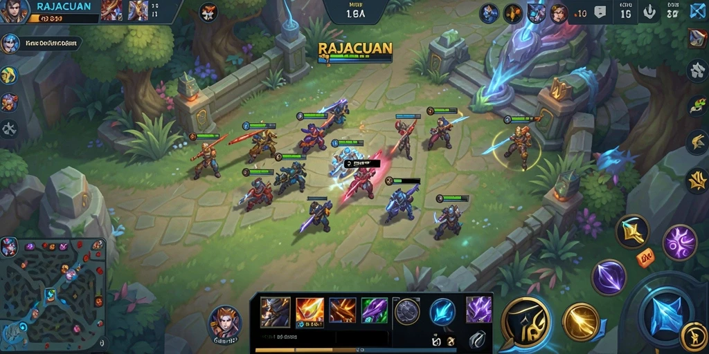 Tampilan gameplay RAJACUAN yang seru dan penuh aksi.