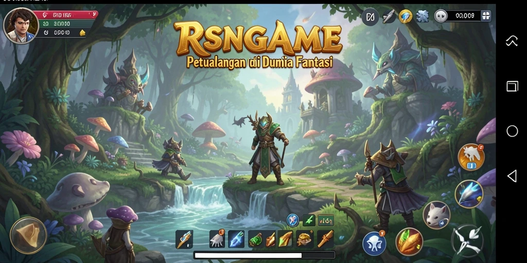 Tampilan gameplay RSNGAME yang menakjubkan di dunia petualangan.