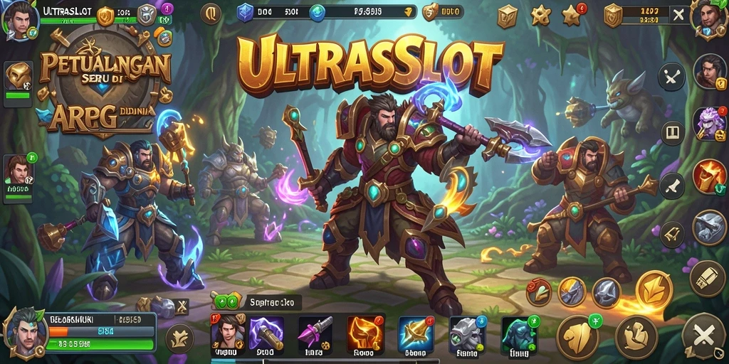 Tampilan menarik dari gameplay petualangan di ULTRASLOT.